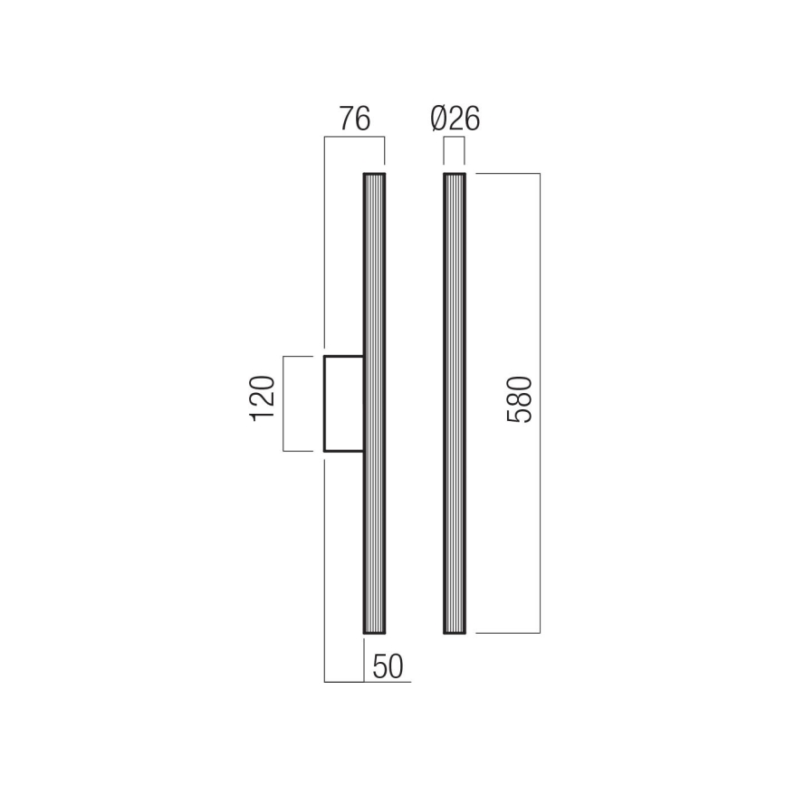 Redo 01-4058 - Kinkiet LED ściemnialny NIKOS LED/10W/230V CRI 90 złoty