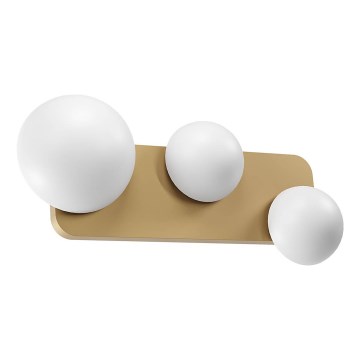 Redo 01-4329 - Kinkiet LED LUMIEN 3xLED/18W/230V 2700/3000K CRI 90 biały/złoty