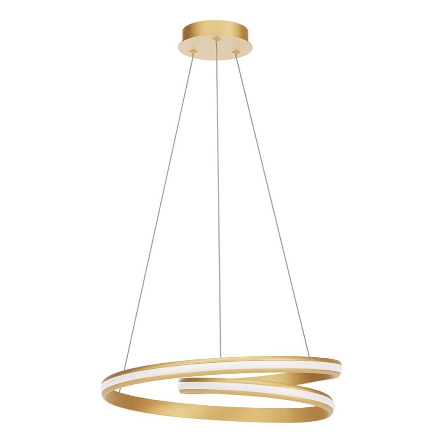 Redo 01-4361 - Ściemnialny LED żyrandol na linkach TORSION LED/40W/230V 2700/3000/4000K CRI 90 śr. 56 cm złoty