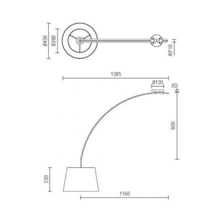 Redo 02-381 - Lampa sufitowa SWAP 1xE27/42W/230V biała