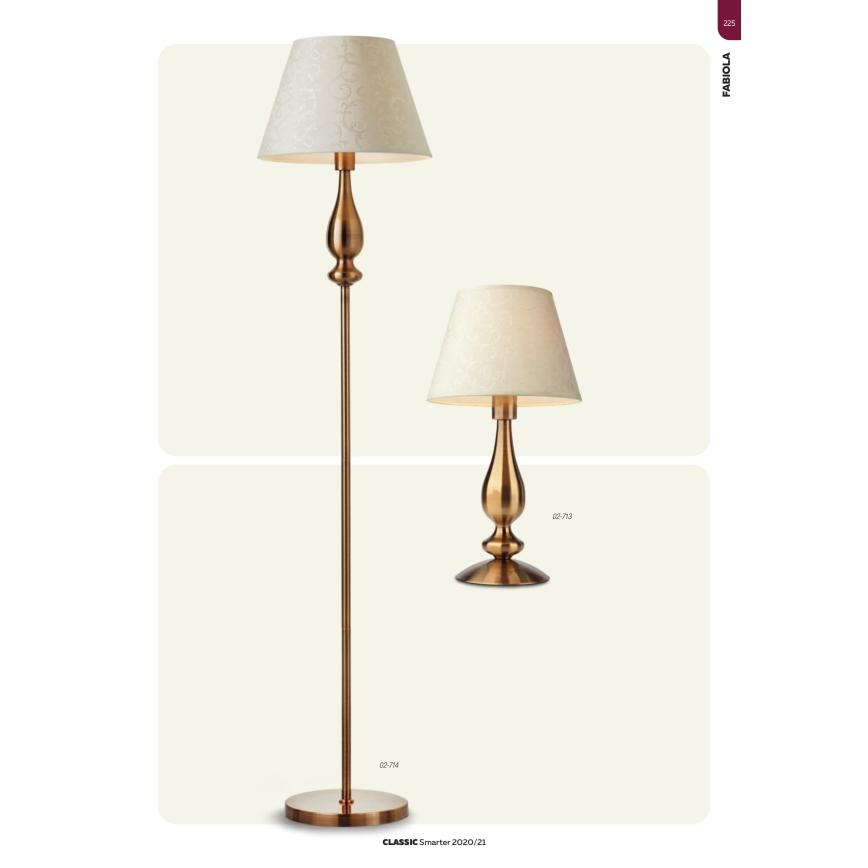 Redo 02-714 - Lampa podłogowa FABIOLA 1xE27/42W/230V
