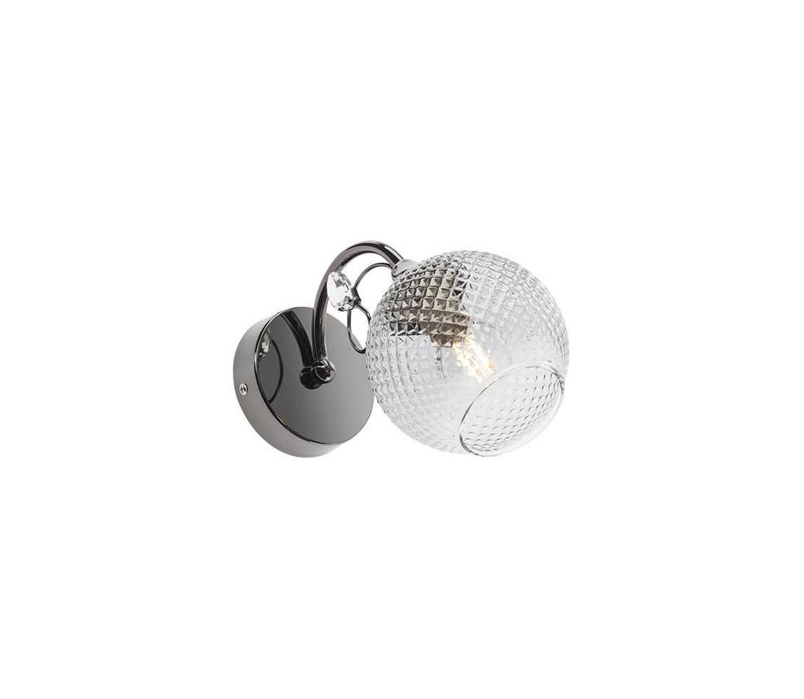 Redo 02-969 - Kinkiet ASPERA 1xE14/28W/230V czarny