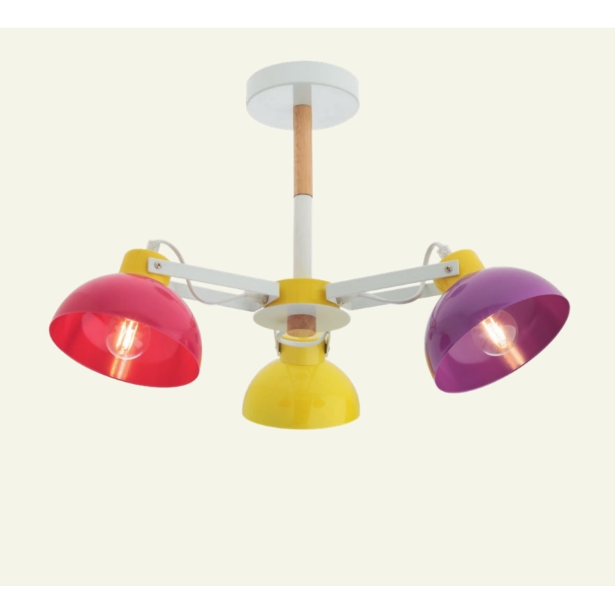 Redo 04-512 - Żyrandol dziecięcy EOLO 3xE27/42W/230V