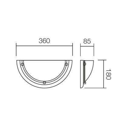 Redo 05-086 - Kinkiet COSI 1xE27/42W/230V orzech