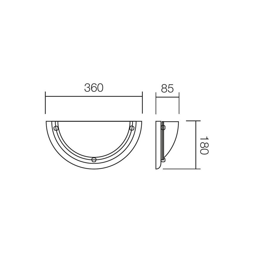Redo 05-086 - Kinkiet COSI 1xE27/42W/230V orzech