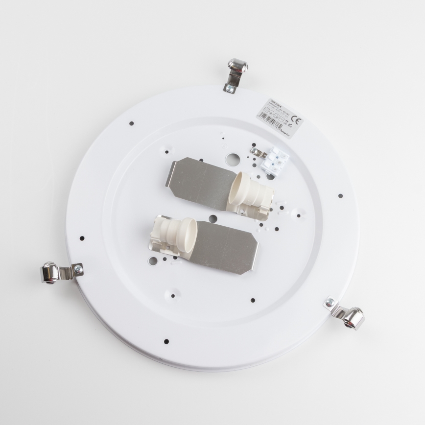 Redo 05-391 - Plafon VIRGINIA 2xE27/42W/230V Ø 40 cm kremowy