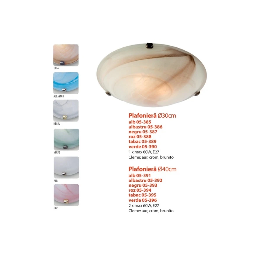 Redo 05-393 - Lampa sufitowa VIRGINIA 2xE27/42W/230V śr. 40 cm beżowa