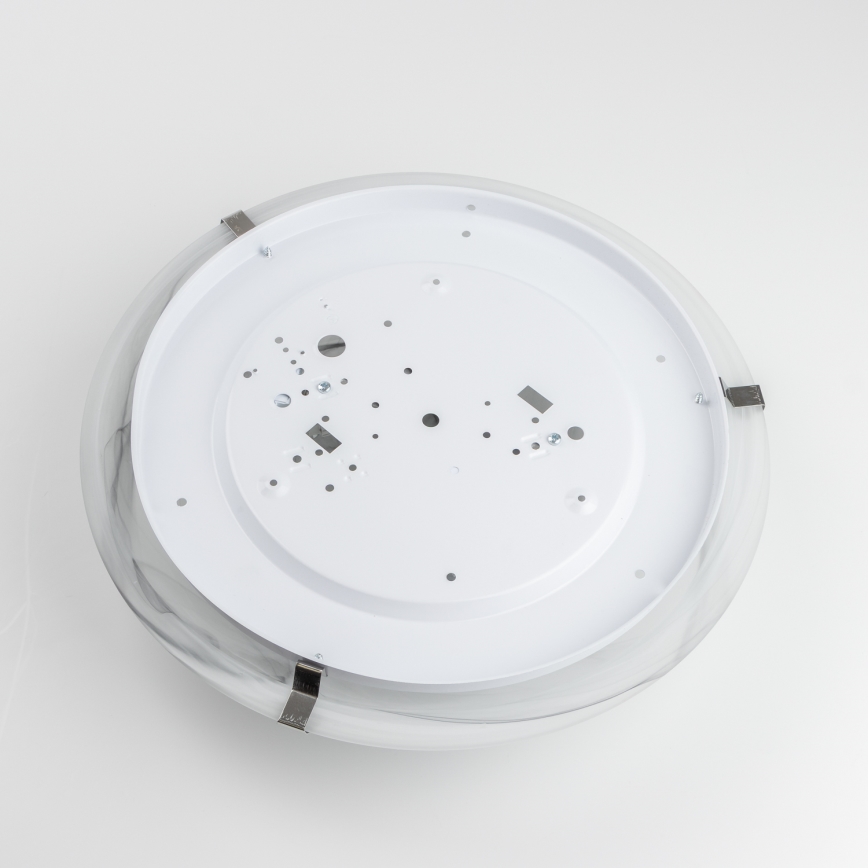 Redo 05-393 - Lampa sufitowa VIRGINIA 2xE27/42W/230V śr. 40 cm szara