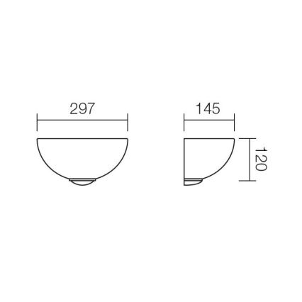 Redo 05-759 - Kinkiet SPIRA 1xE27/42W/230V