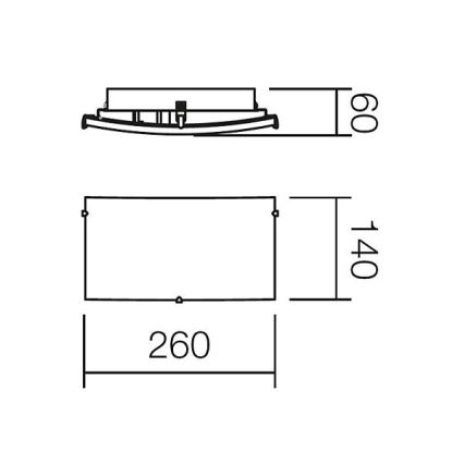 Redo 05-816 - Kinkiet NOTES 1xE27/42W/230V biały