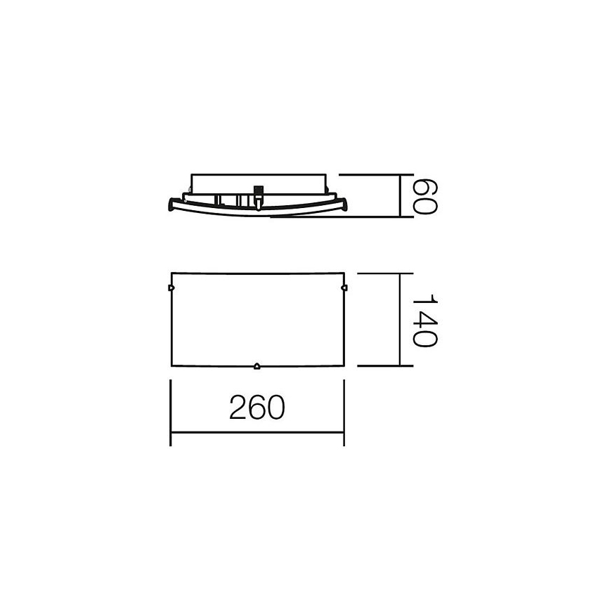 Redo 05-816 - Kinkiet NOTES 1xE27/42W/230V biały