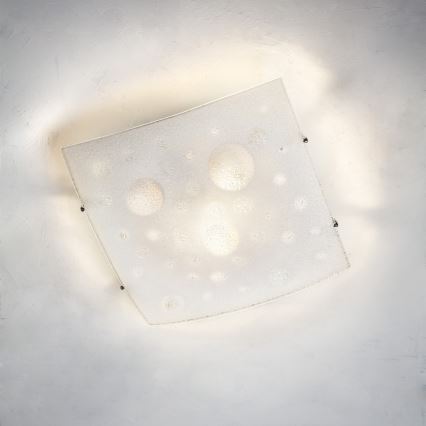 Redo 05-905 - Lampa sufitowa ISIDE 2xE27/42W/230V 39x39 cm przezroczysta