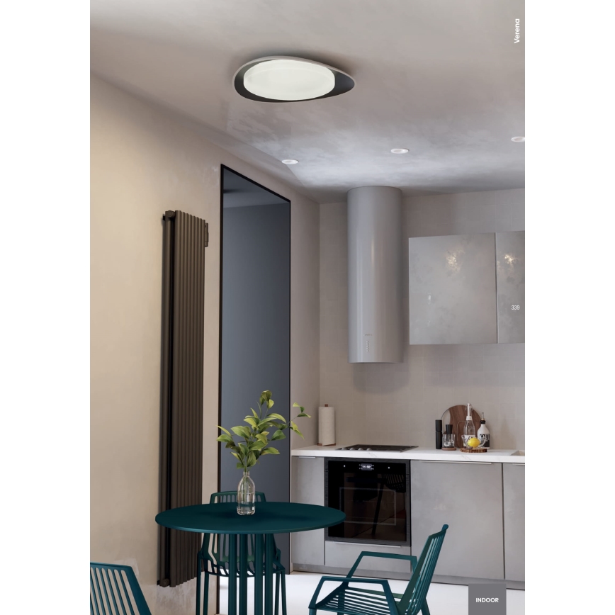 Redo 05-922 - LED Plafon VERENA LED/24W/230V antracyt