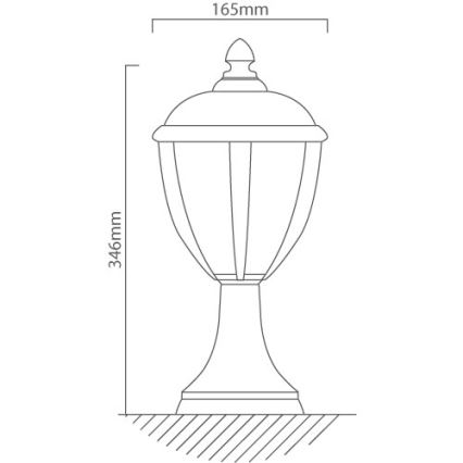 Redo 2604-3K BL - LED Lampa zewnętrzna UNITE LED/6,5W/230V IP44