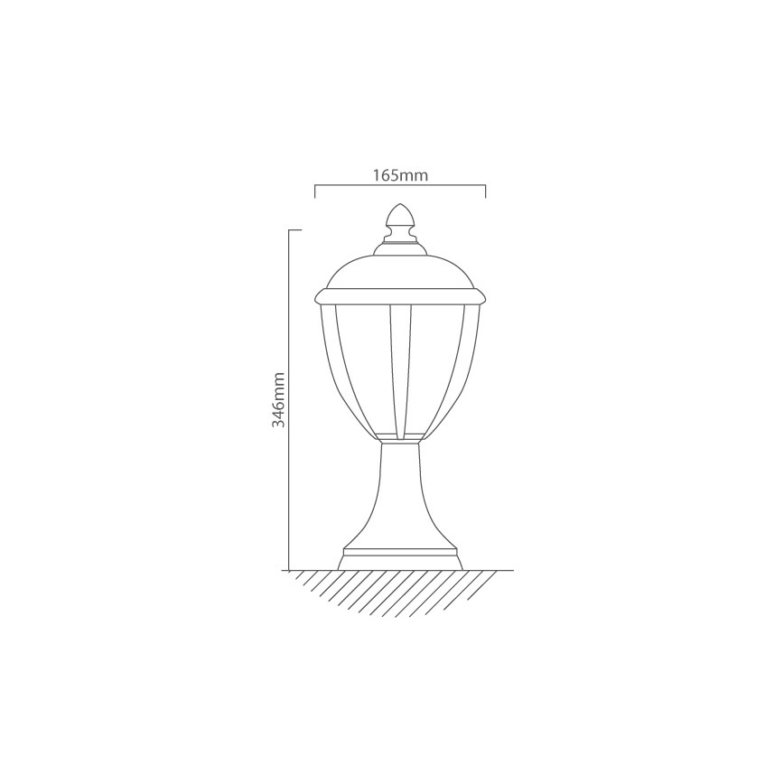 Redo 2604-3K BL - LED Lampa zewnętrzna UNITE LED/6,5W/230V IP44