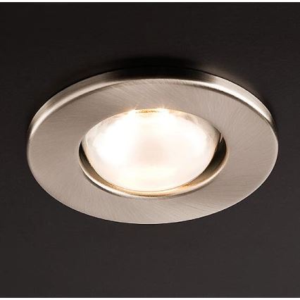 Redo 70215 - Oprawa sufitowa do zabudowy FR 1xE14/30W/230V matowy chrom