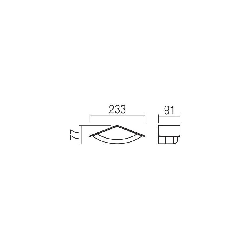 Redo 90002 - Kinkiet zewnętrzny LED CHALET/8W/230V IP54