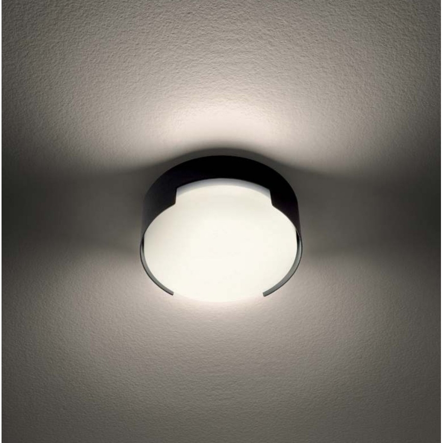 Redo 90004 - LED Plafon zewnętrzny SKOR LED/12W/230V śr. 15 cm IP54 brązowy
