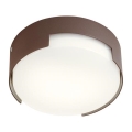 Redo 90004 - LED Plafon zewnętrzny SKOR LED/12W/230V śr. 15 cm IP54 brązowy
