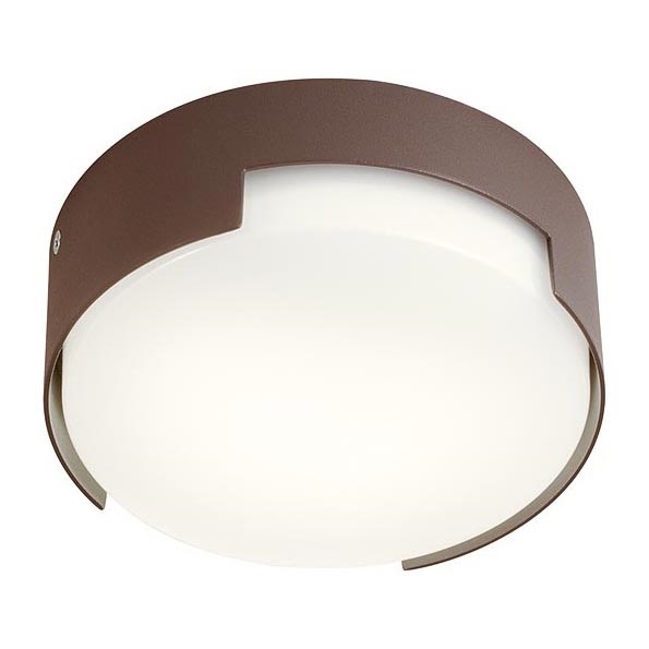 Redo 90004 - LED Plafon zewnętrzny SKOR LED/12W/230V śr. 15 cm IP54 brązowy