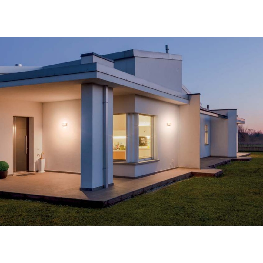 Redo 90038 - LED Zewnętrzna lampa ścienna SEBRA LED/15W/230V IP54