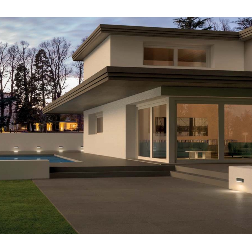 Redo 90070 - Zewnętrzny kinkiet LED SAPO/3W/230V IP65