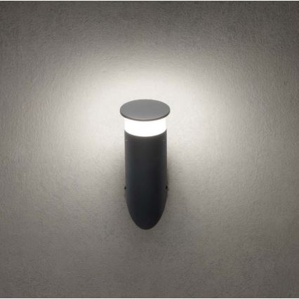 Redo 90073 - LED RGBW Zewnętrzny kinkiet ALGON LED/6W/230V Wi-Fi Tuya IP65 antracyt