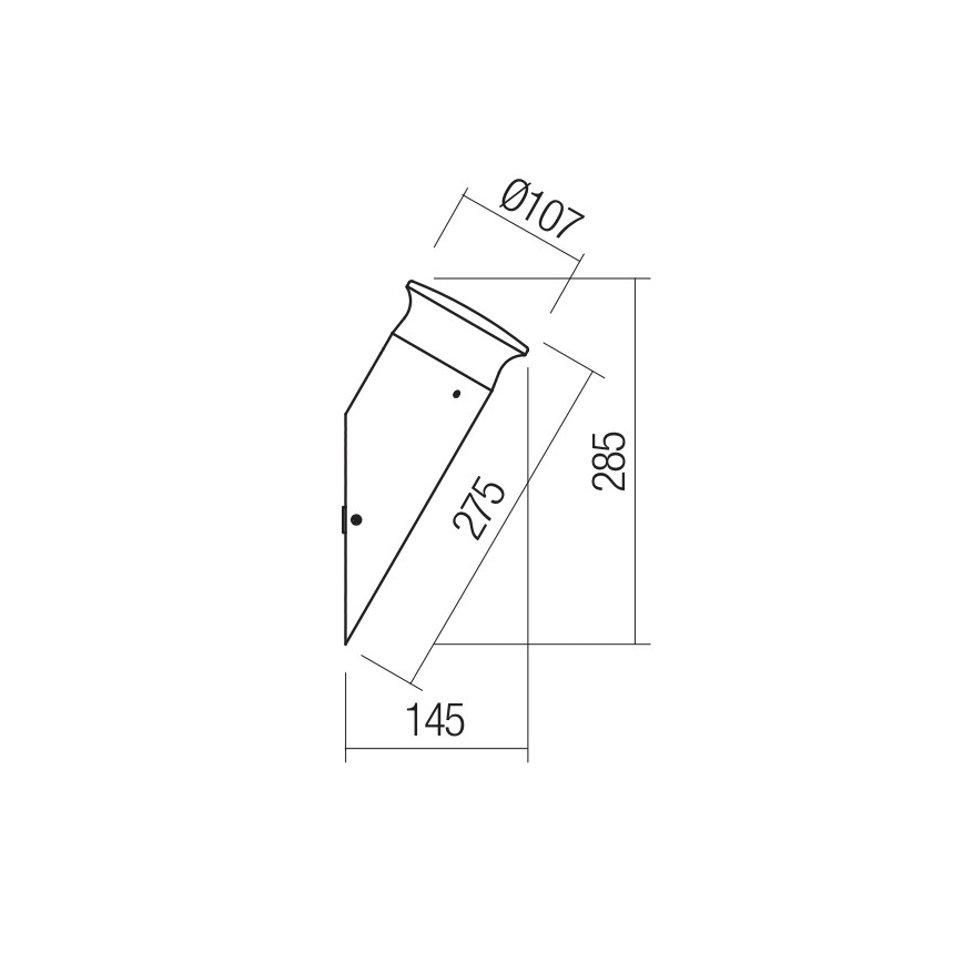 Redo 90073 - LED RGBW Zewnętrzny kinkiet ALGON LED/6W/230V Wi-Fi Tuya IP65 antracyt