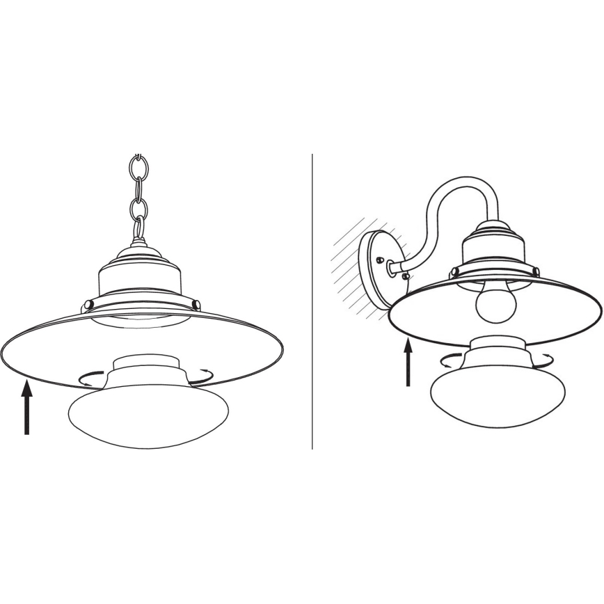 Redo 90094 - Zamienny klosz do żyrandola i lampy ELIO, biały