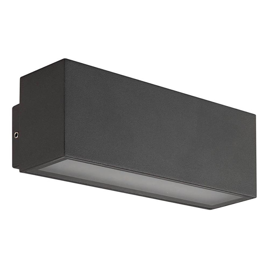 Redo 90096 - Kinkiet zewnętrzny LED PLANIT LED/10W/230V 3000K IP54 antracyt