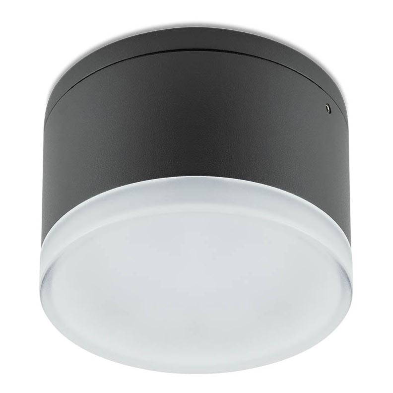 Redo 90107 - LED Plafon zewnętrzny AKRON 1xLED/9W/230V śr. 10,8 cm IP54