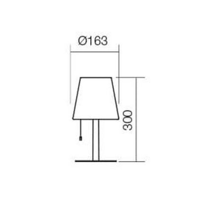 Redo 90166 - LED RGB Zewnętrzna ściemnialna lampa stołowa PINO LED/2,6W/230V 4400 mAh IP44