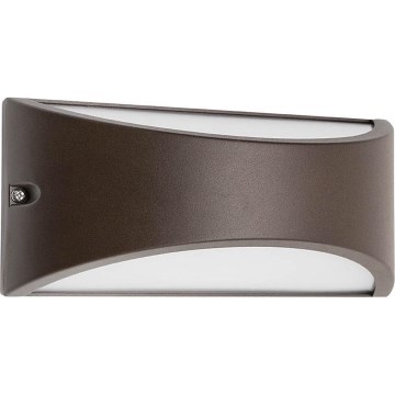 Redo 90192 - LED Kinkiet zewnętrzny SCUDO LED/10W/230V 3000K IP54 brązowy