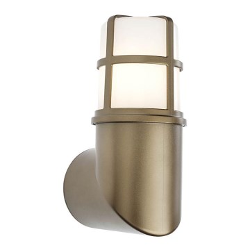 Redo 90196 - Zewnętrzna lampa ścienna TRITON 1xE27/28W/230V IP54 mosiądz