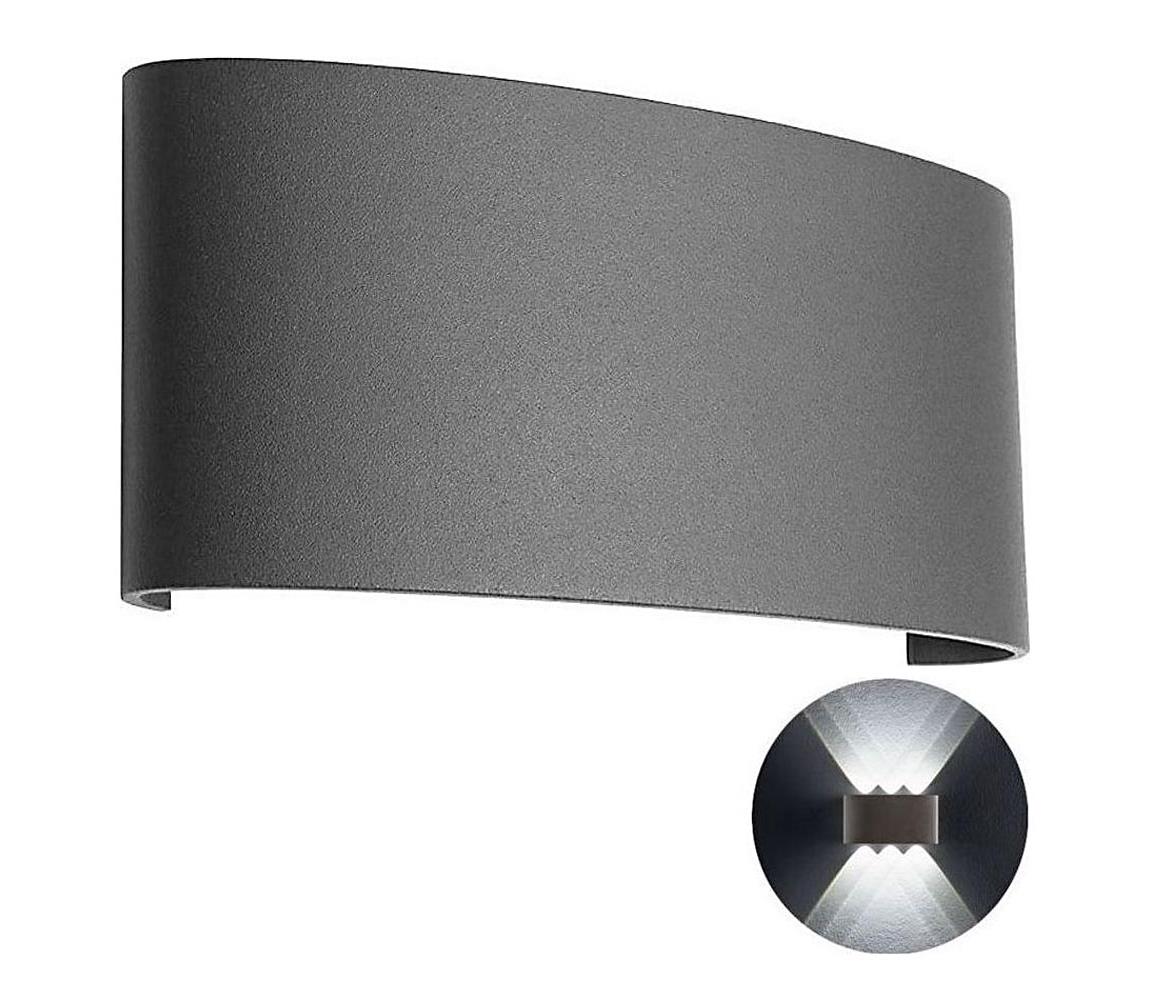 Redo 90226 - LED Kinkiet zewnętrzny FABO LED/6W/230V 3000K IP54 szary