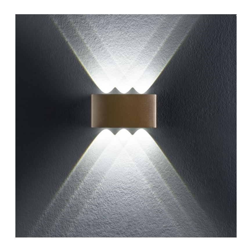 Redo 90226 - LED Kinkiet zewnętrzny FABO LED/6W/230V 3000K IP54 szary