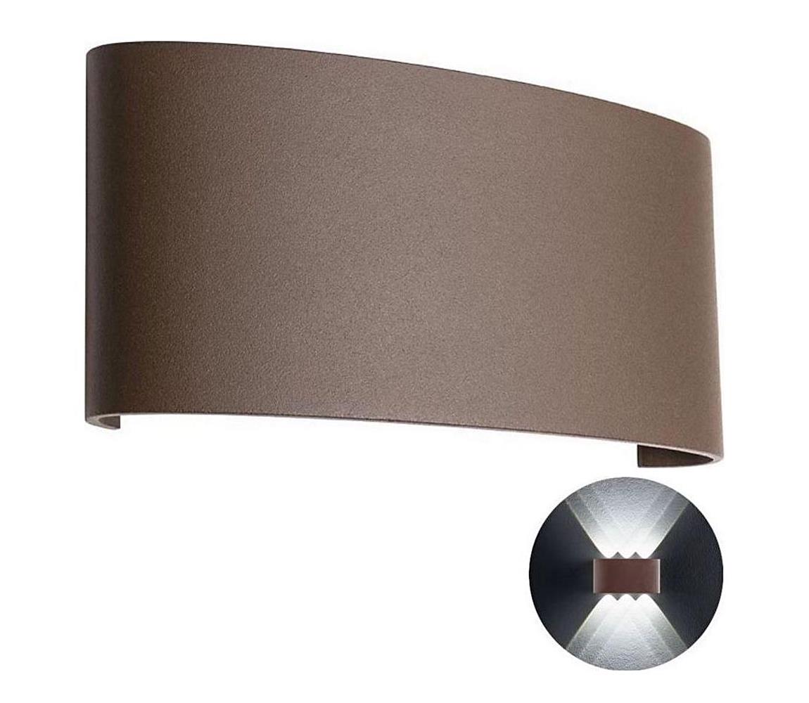 Redo 90227 - LED Kinkiet zewnętrzny FABO LED/6W/230V 3000K IP54 brązowy