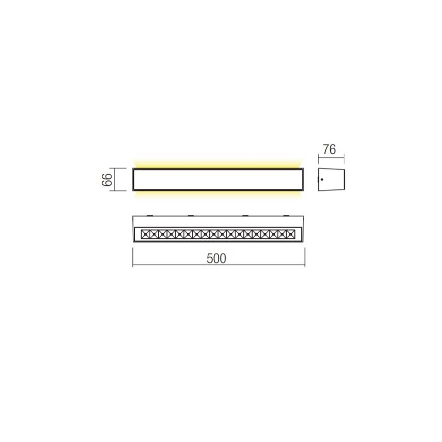 Redo 90261 - Zewnętrzny kinkiet LED AROOS LED/21W/230V 3000K IP65 brązowy