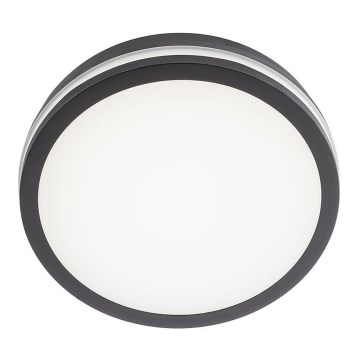 Redo 90290 - LED zewnętrzny plafon z czujnikiem ISOLA LED/24W/230V śr. 26 cm 3000/4000/6500K IP54 antracyt