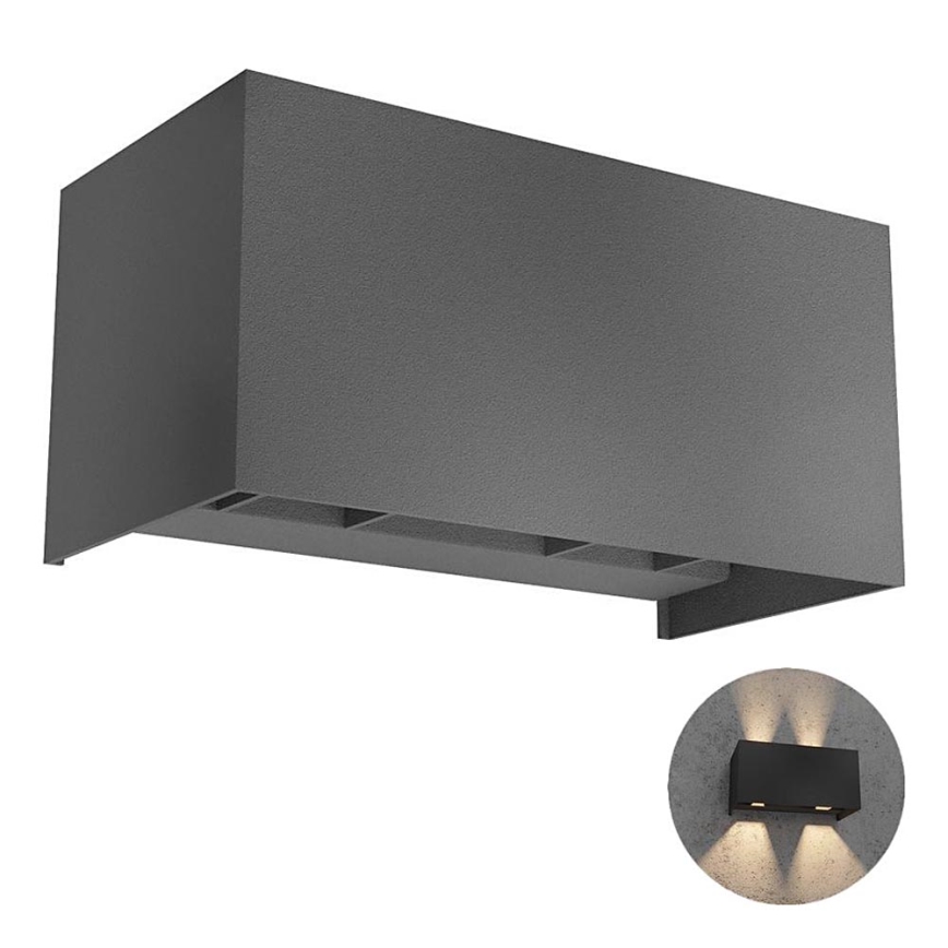 Redo 90303 - LED Kinkiet zewnętrzny VARY 4xLED/5W/230V 4000K IP54 antracyt