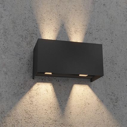 Redo 90303 - LED Kinkiet zewnętrzny VARY 4xLED/5W/230V 4000K IP54 antracyt
