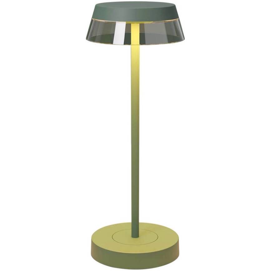 Redo 90309 - LED regulowana dotykowo lampa stołowa ILUNA LED/2,5W/5V 2700-3000K 3000 mAh IP65 zielona