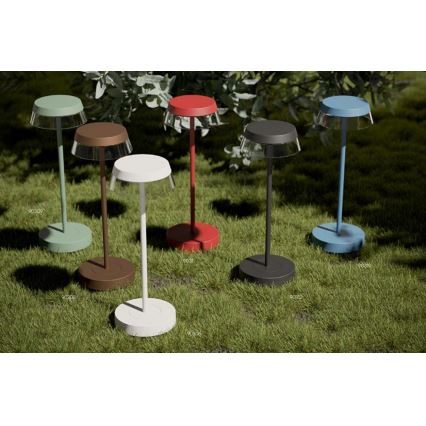 Redo 90309 - LED regulowana dotykowo lampa stołowa ILUNA LED/2,5W/5V 2700-3000K 3000 mAh IP65 zielona