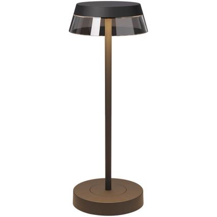 Redo 90312 - LED Ściemnialna dotykowa lampa stołowa ILUNA LED/2,5W/5V 2700-3000K 3000 mAh IP65 czarna
