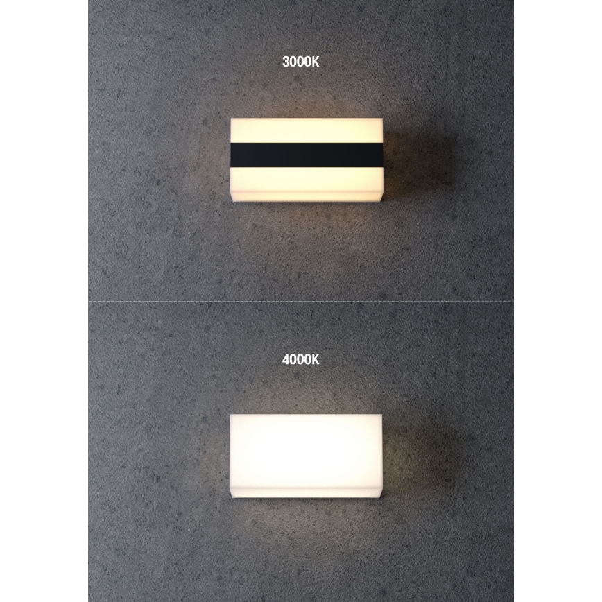 Redo 90325 - zewnętrzny kinkiet LED KODIAK, 8W, 230V, 4000K, 20 cm, IP65, biały