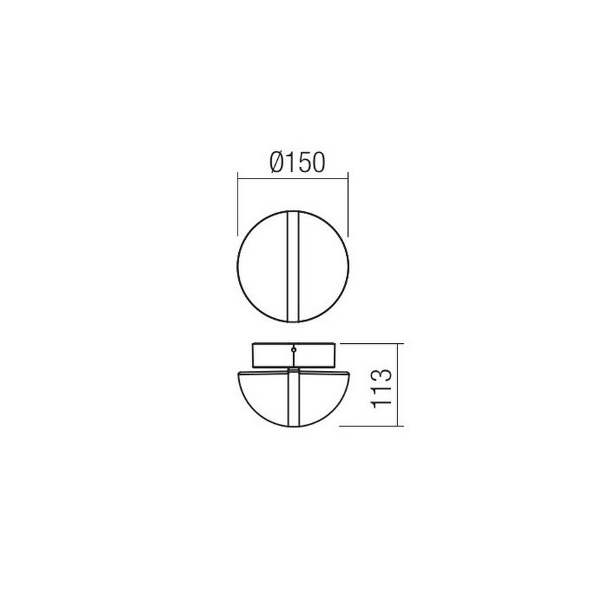 Redo 90364 - LED Kinkiet zewnętrzny SIERRA LED/10,8W/230V IP54