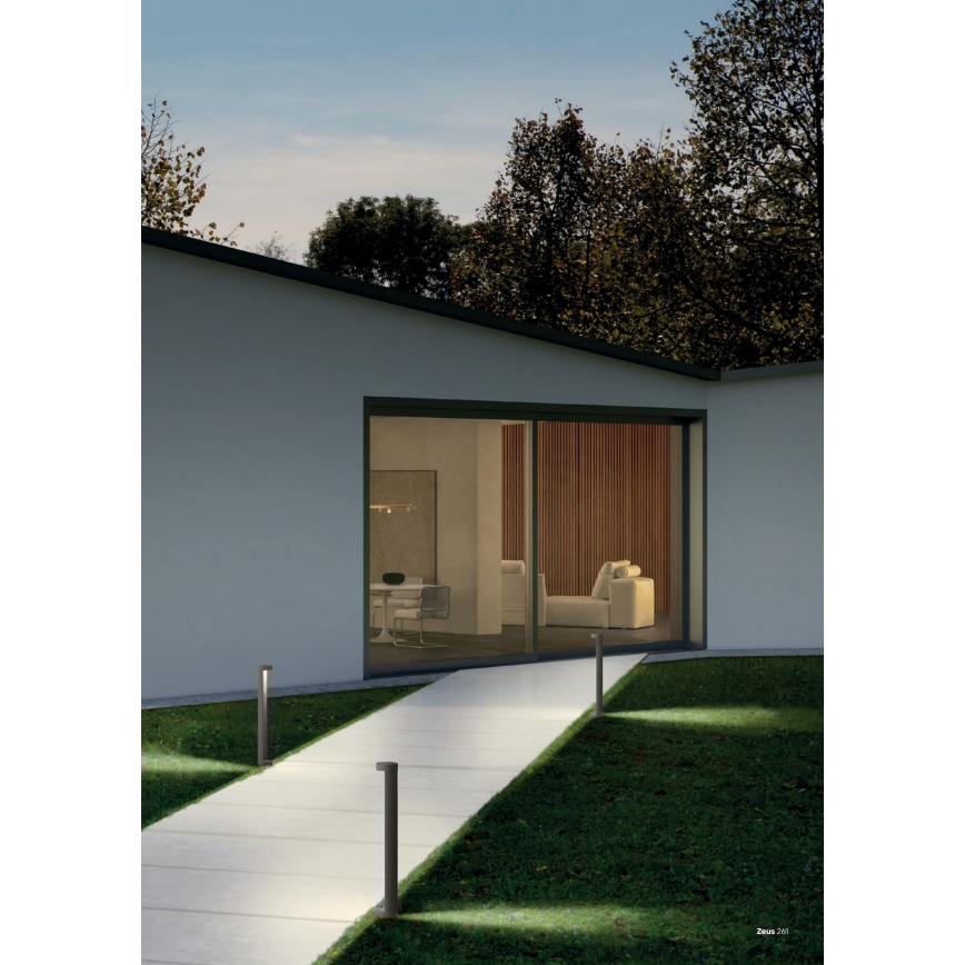 Redo 90365 - Zewnętrzna lampa LED ZEUS LED/11,5W/230V 3000K 75 cm IP54 antracyt