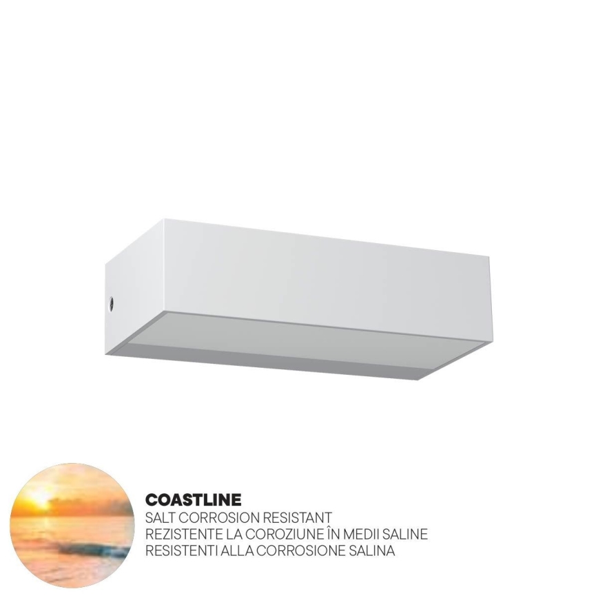 Redo 90372 - LED Kinkiet zewnętrzny LAMPRIS LED/9,5W/230V IP65 biały
