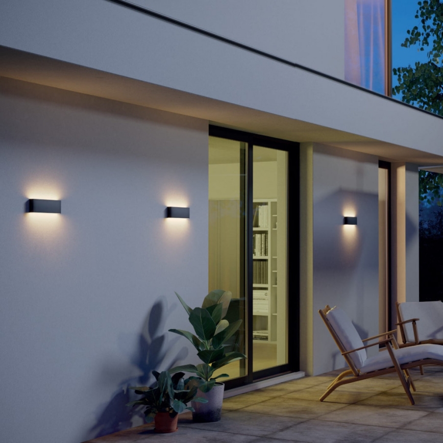 Redo 90388 - LED Kinkiet zewnętrzny KAMAL LED/15W/230V 3000K IP54 szary