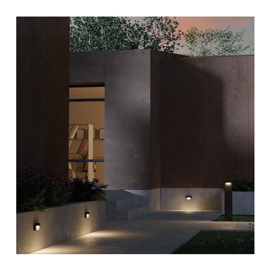 Redo 90426 - LED Kinkiet zewnętrzny POLIFEMO LED/8W/230V IP65 antracyt